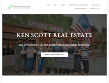 Tablet Screenshot of kenscottrealestate.com